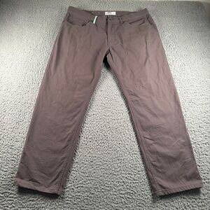 Jetty Mariner Pants Mens 36 Straight Cotton Stretch Gray Casual Chino Workwear‎